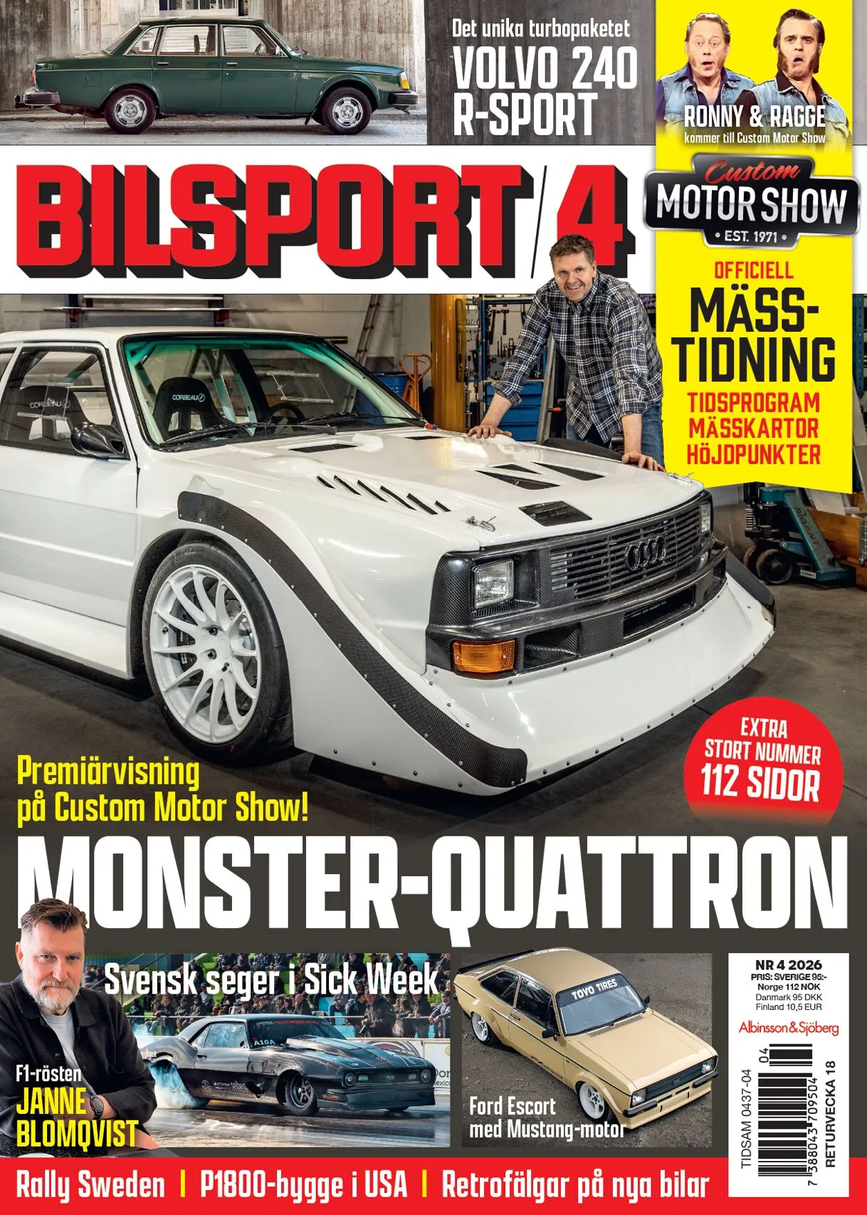 Bilsport nr 4 – officiell mässtidning för Custom Motor Show