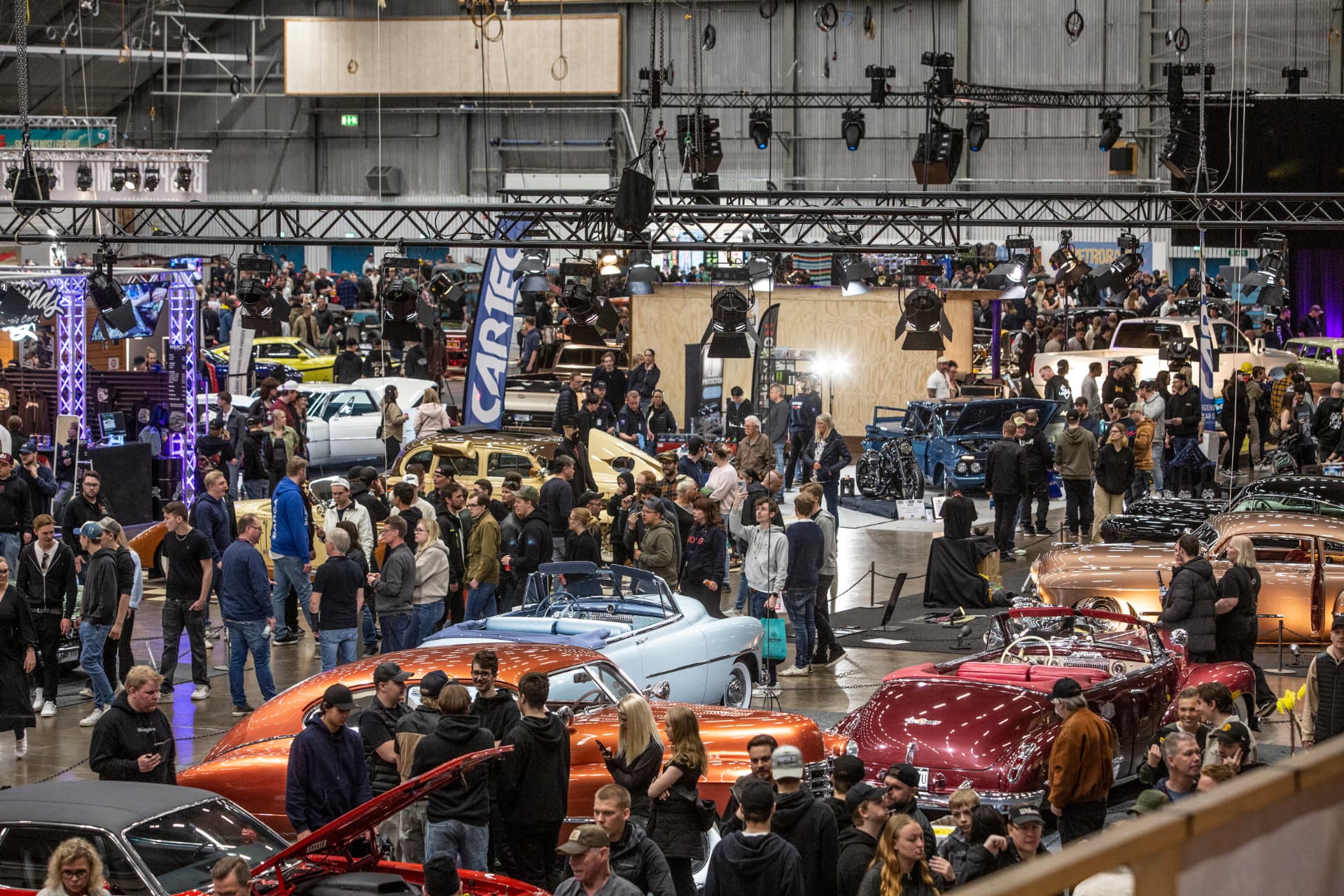 Custombil på Custom Motor Show i Elmia, Jönköping
